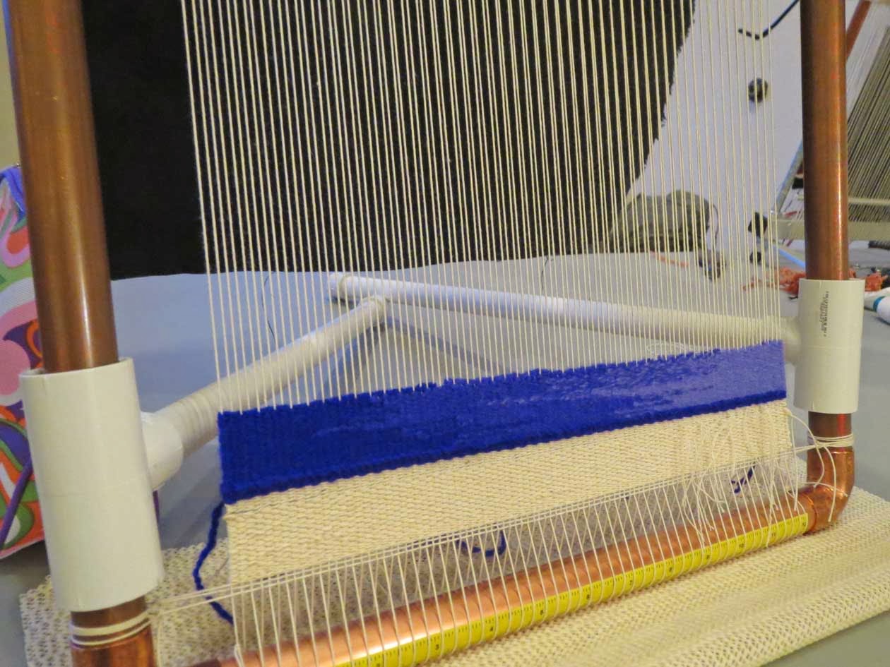 Rebecca Mezoff, Tapestry Artist: Making yellow into blue. Color ...