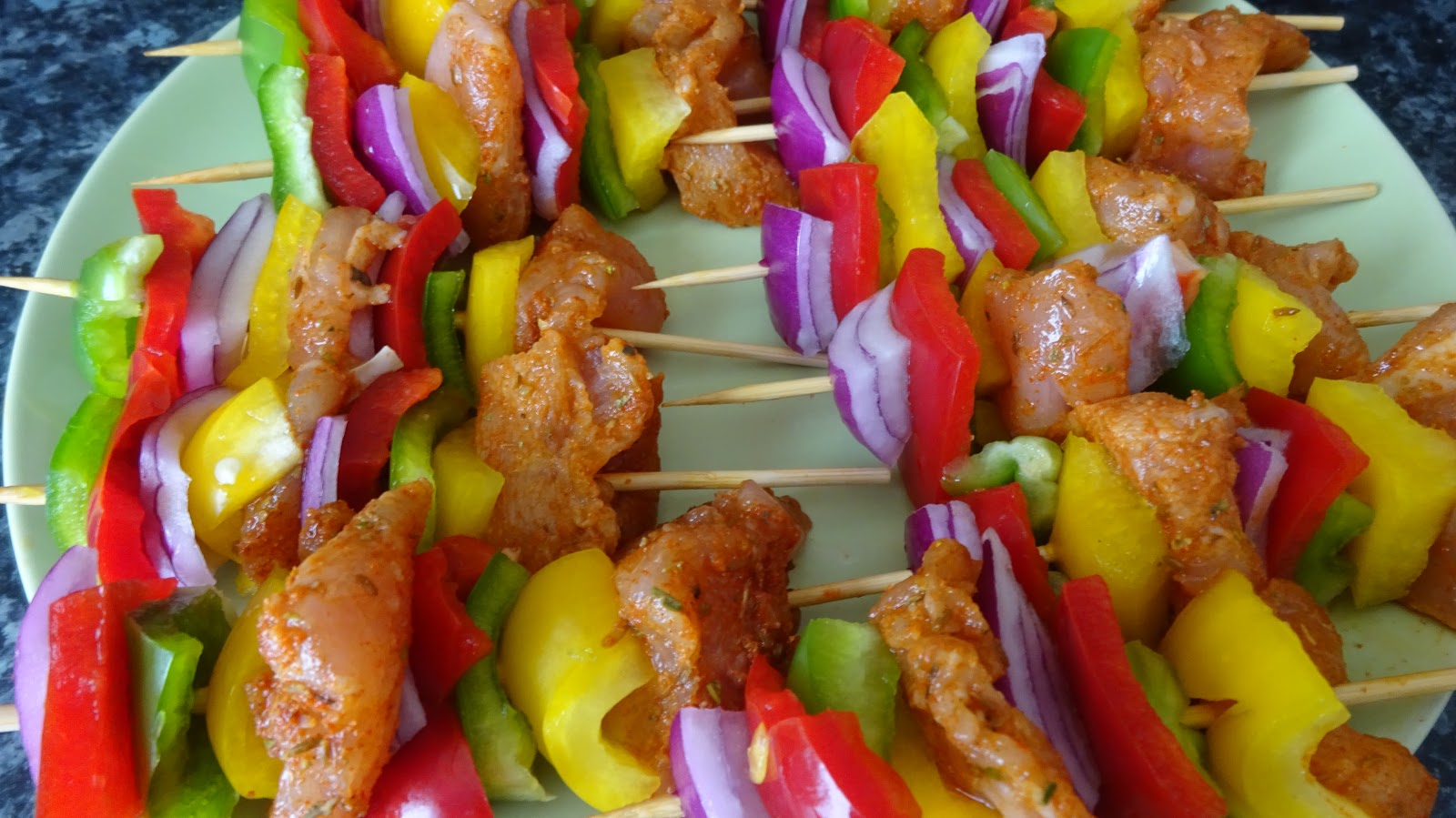 Chicken Fajita Kebabs