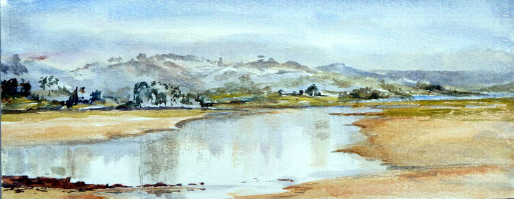 Pintar a la Acuarela: PINTANDO CON EL GRUPO NIEBLA