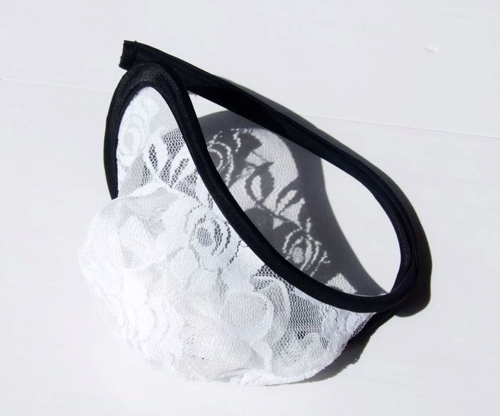 FASHION CARE 2U UM3332 Sexy White Mesh Floral CCup Men's Underwear