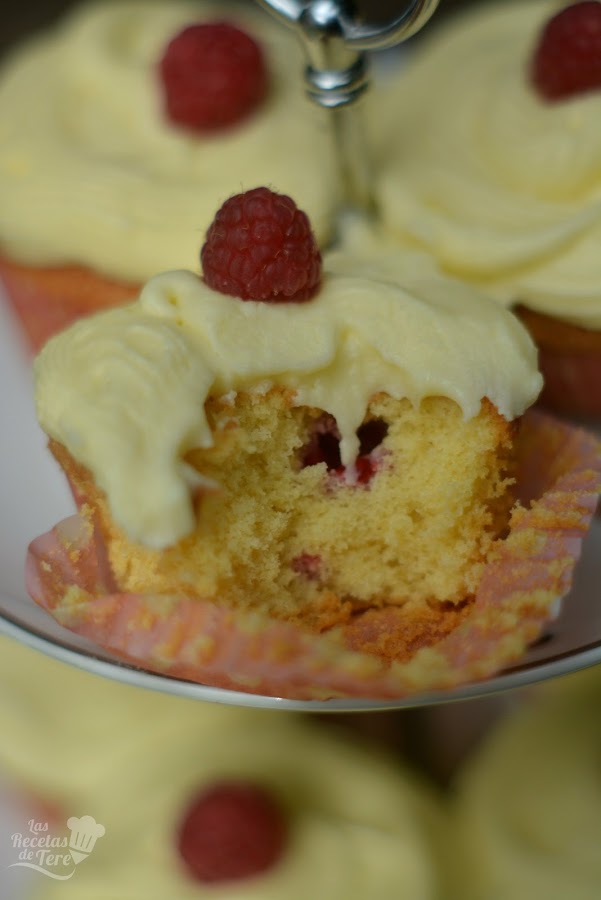 Cupcakes de limon y frambuesas tererecetas 04