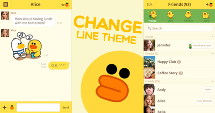 Cara Mengganti Tema LINE di Hp Android Secara Gratis Cara Mengganti Tema LINE di Hp Android Secara Gratis