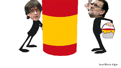 Rajoy VS Puigdemont.