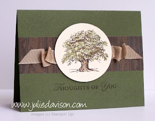 Last Chance Favorite: 7 Stampin' Up! Lovely as a Tree Cards ~ www.juliedavison.com