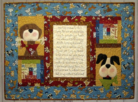 DOG PATTERN QUILT - Cutely Stitched