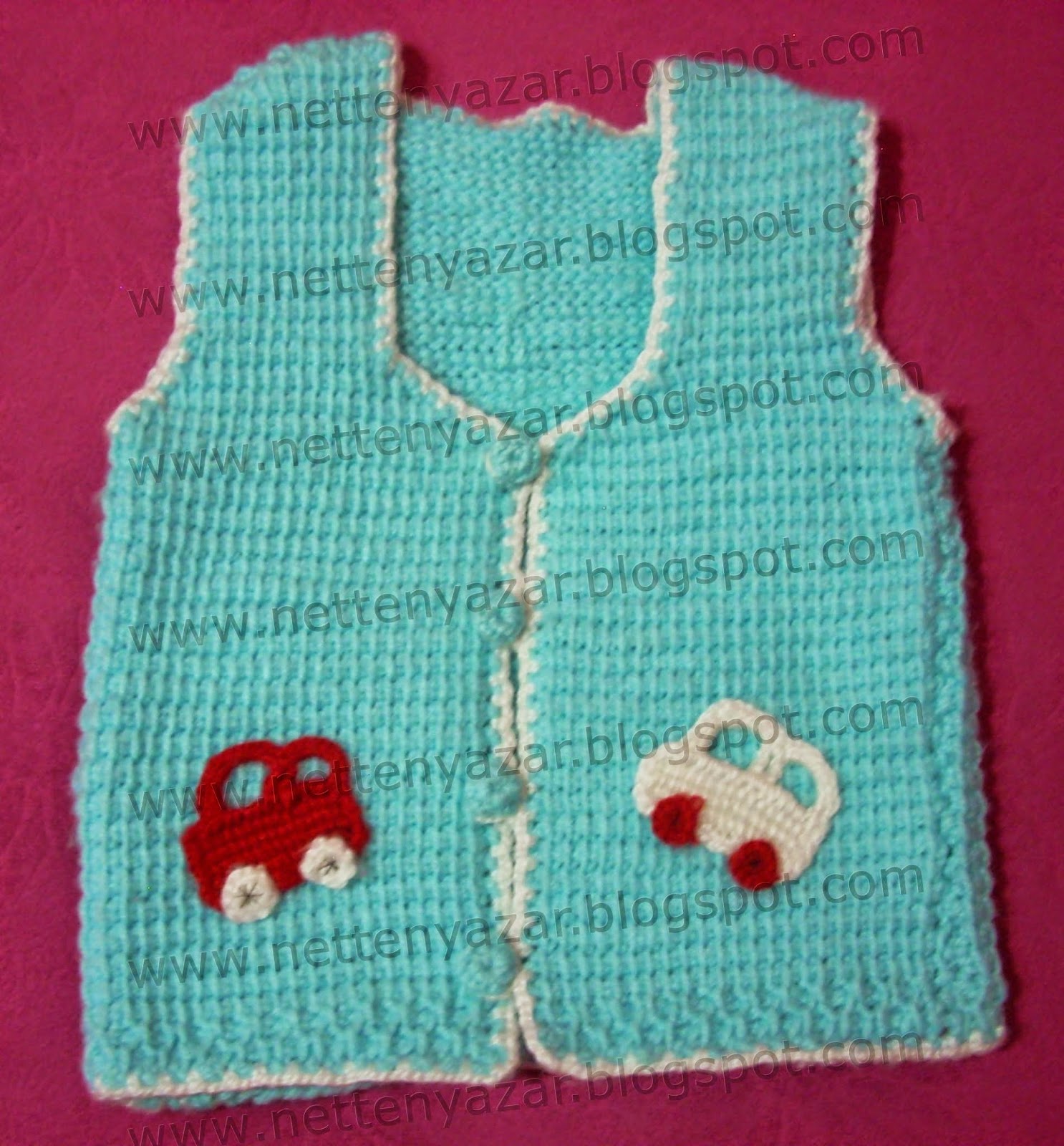 Tunus İşi Bebek Yeleği NettenYazar Genel Kültür ve