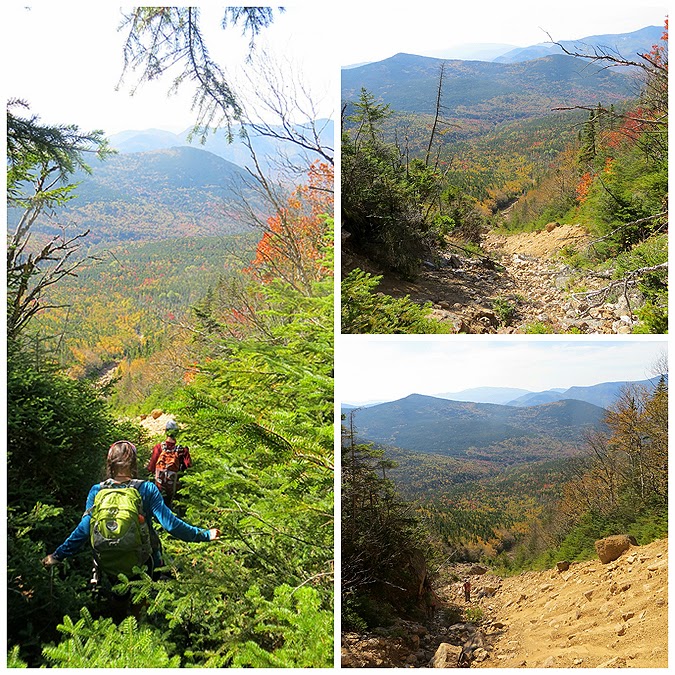 Hiking in the White Mountains and Adirondacks Slide With Me Arrow and