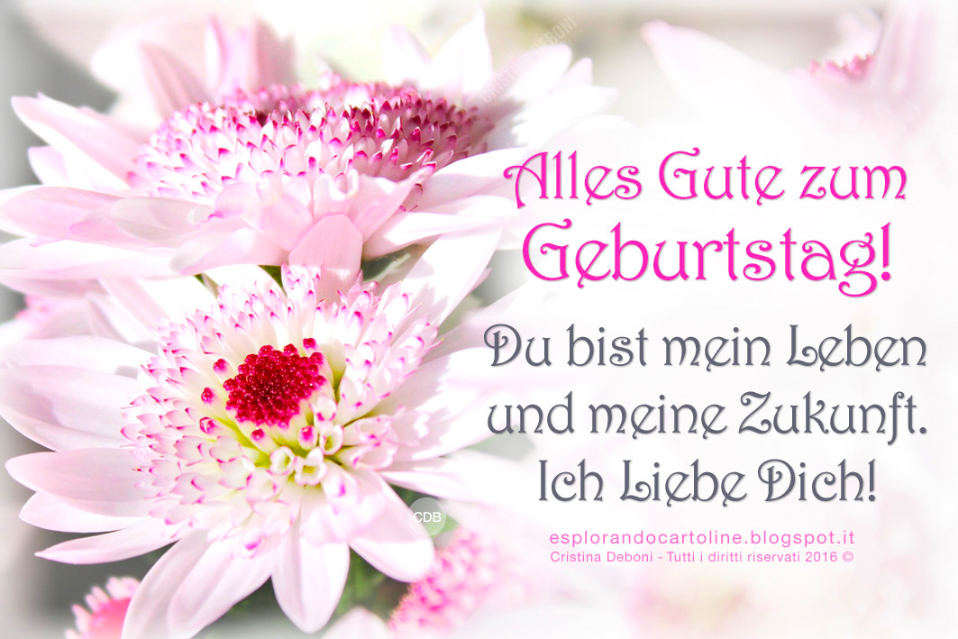 Geburtstag ich liebe dich