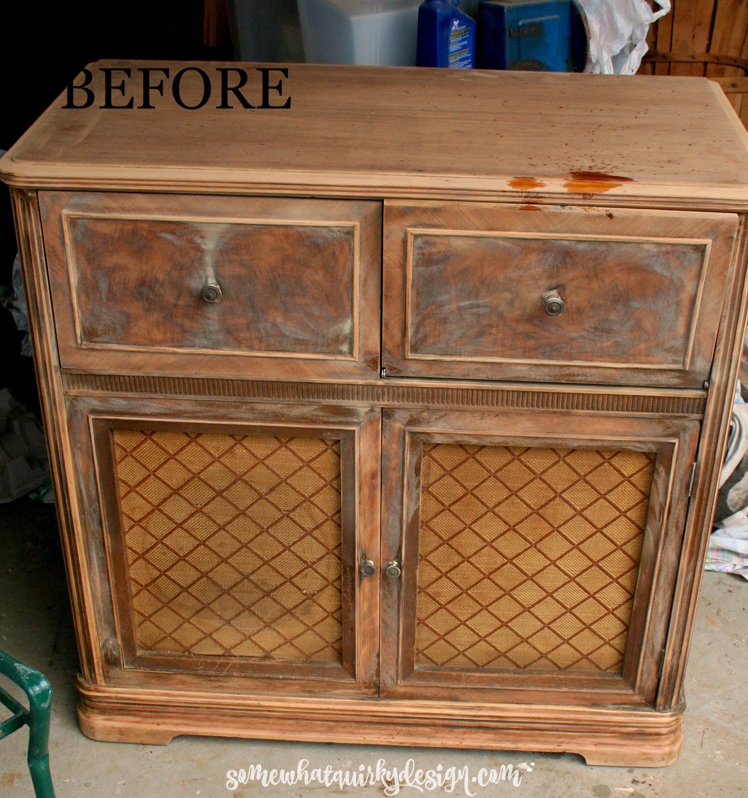 Somewhat Quirky Turning An Old Radio Cabinet Into A Bar