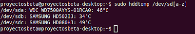 Imagen de un ejemplo de ver la temperatura de tu disco duro