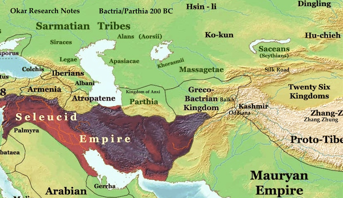 Бактрия согдиана карта