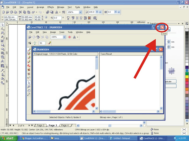 Cara Trace / Memecah Gambar JPG Melalui Corel Draw Cara Trace / Memecah Gambar JPG Melalui Corel Draw