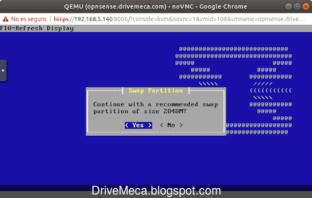 Activamos la particion swap Activamos la particion swap
