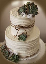 rustic cake succulents cakes succulants