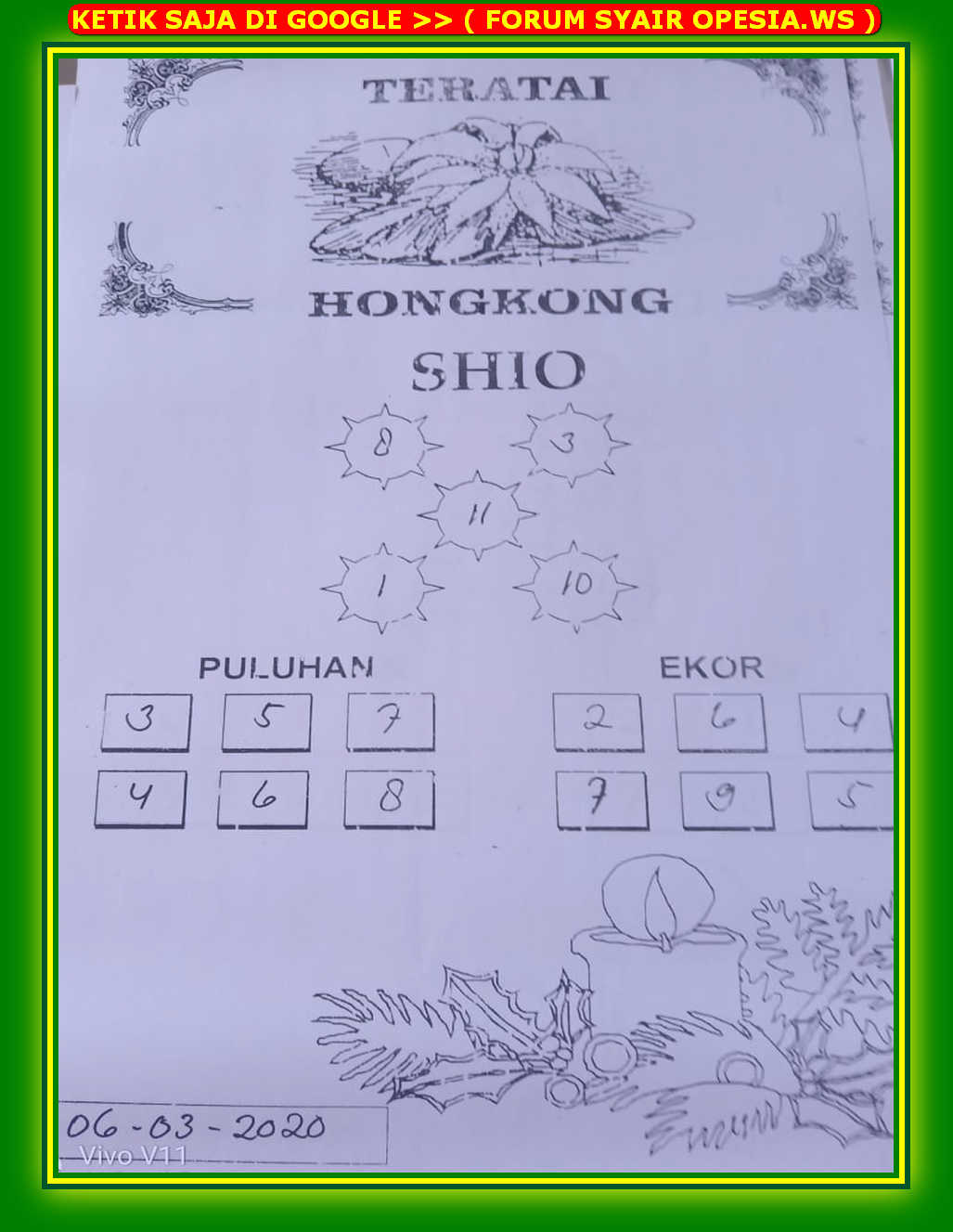 Forum Syair Hk Kode Syair Sgp Hk Sd Motesia