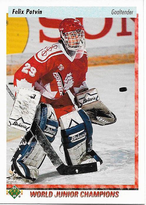 My PCs–one card at a time: Felix Potvin card #19 1995-96 Upper Deck #228