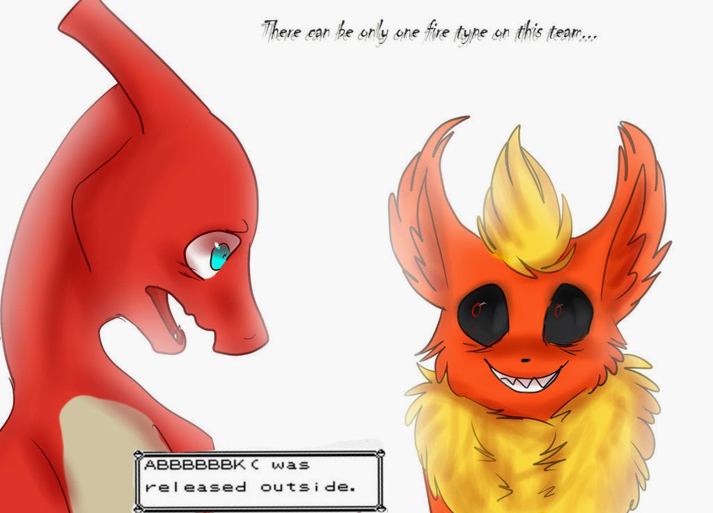 Inside the Mind of a Quiet Girl — bbdeathz: Flareon using Scary Face!