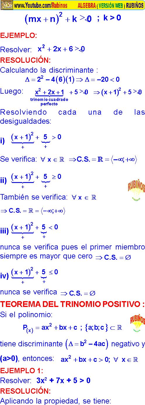 Inecuaciones De Primer Y Segundo Grado Desigualdades Fraccionarias Puntos Criticos Teoria Exponencial Y Ejemplos Pdf