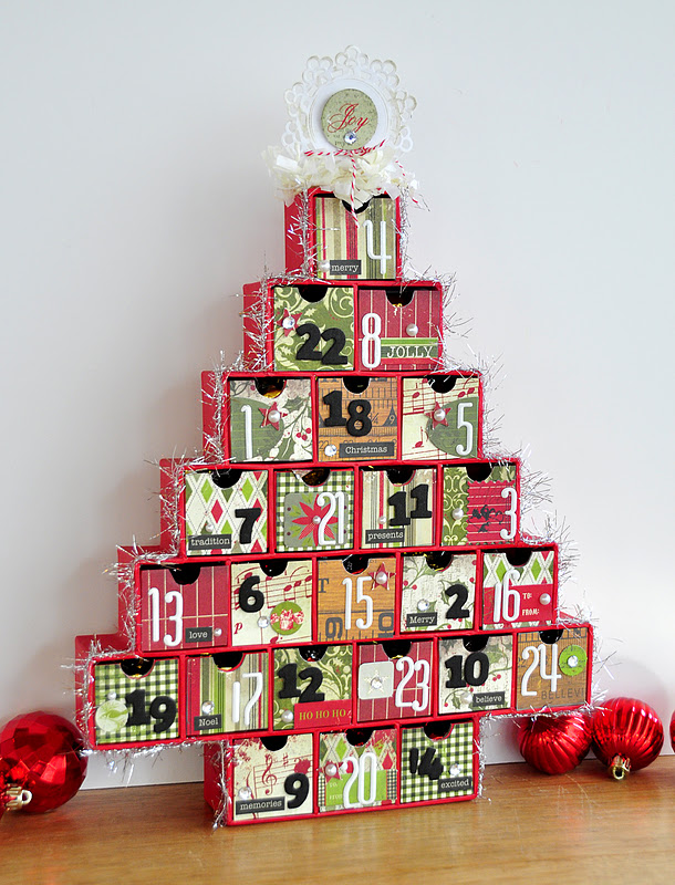 Blessed Scrapper Wonder Advent Calendar Tree
