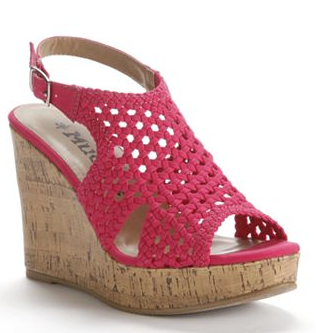 kohls pink sandals