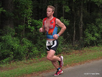 For the entire 5K running leg of the Red Hills triathlon, Dan Domingo's competition was too far behind to see him.