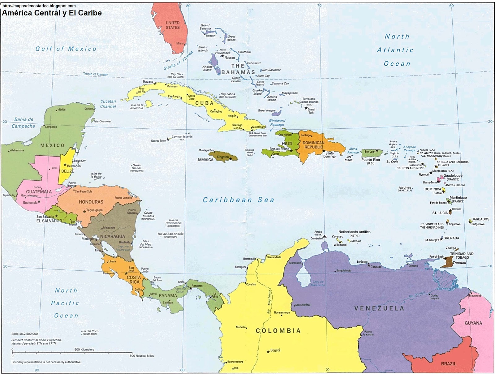 26 Elegante Mapa De Sudamerica Y Centroamerica