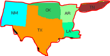 Reparations News: Southwest Region Map