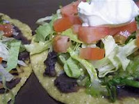 BLACK BEAN TOSTADAS