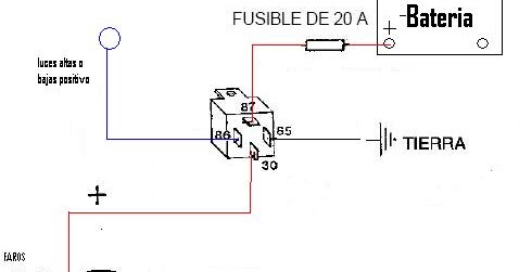El Taller del Oso Polar: Como conectar Faros auxiliares a las luces