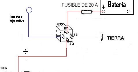 como se conectan unos faros de niebla