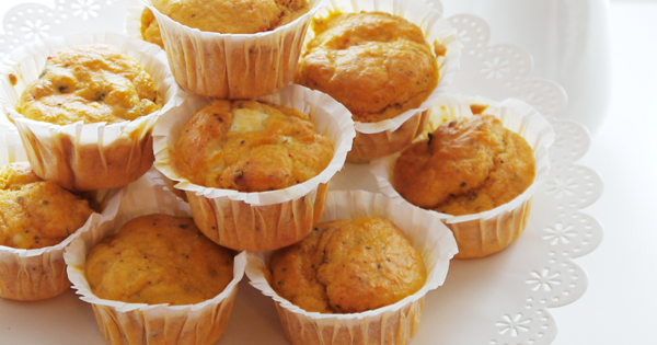 Feta, Olive and Pesto Muffins Recipe - Party Ideas | Party Printables Blog