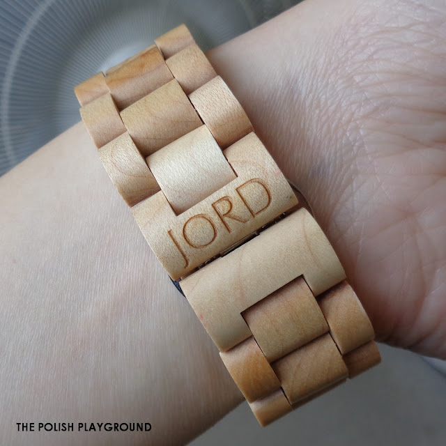 Jord Wood Watch Ely Series in Maple Review and Nail Art