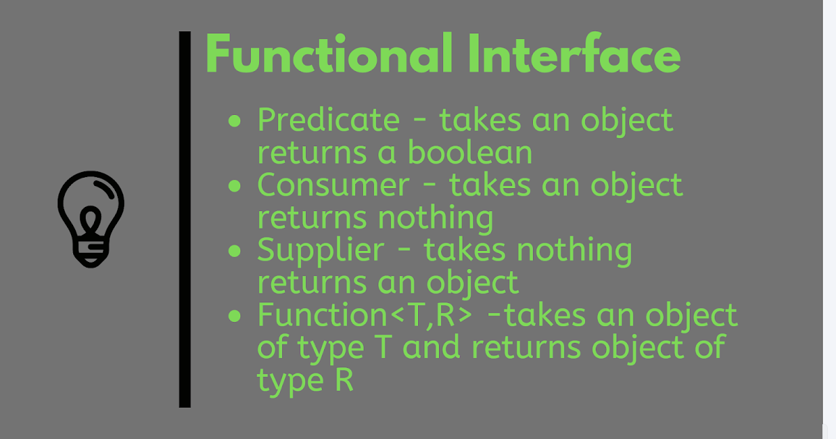 What is a Functional interface in Java 8? FunctionalInterface