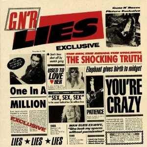 Guns N' Roses Lies cover album