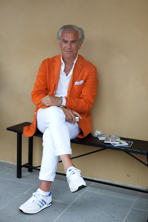 Should older men wear white trainers anywhere except the gym? | Grey Fox
