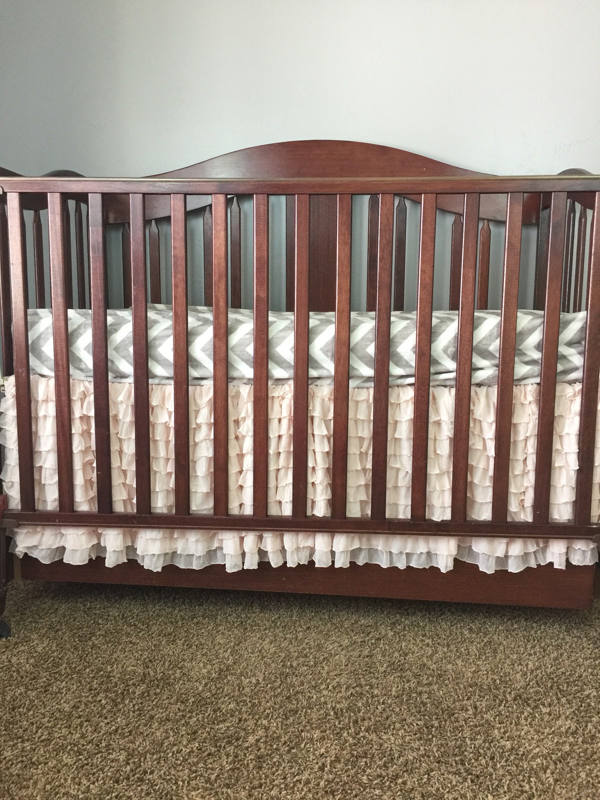 How to Sew a Ruffle Crib Skirt Using Ruffle Fabric (Includes Bed Sizes too-Twin, Queen, King)