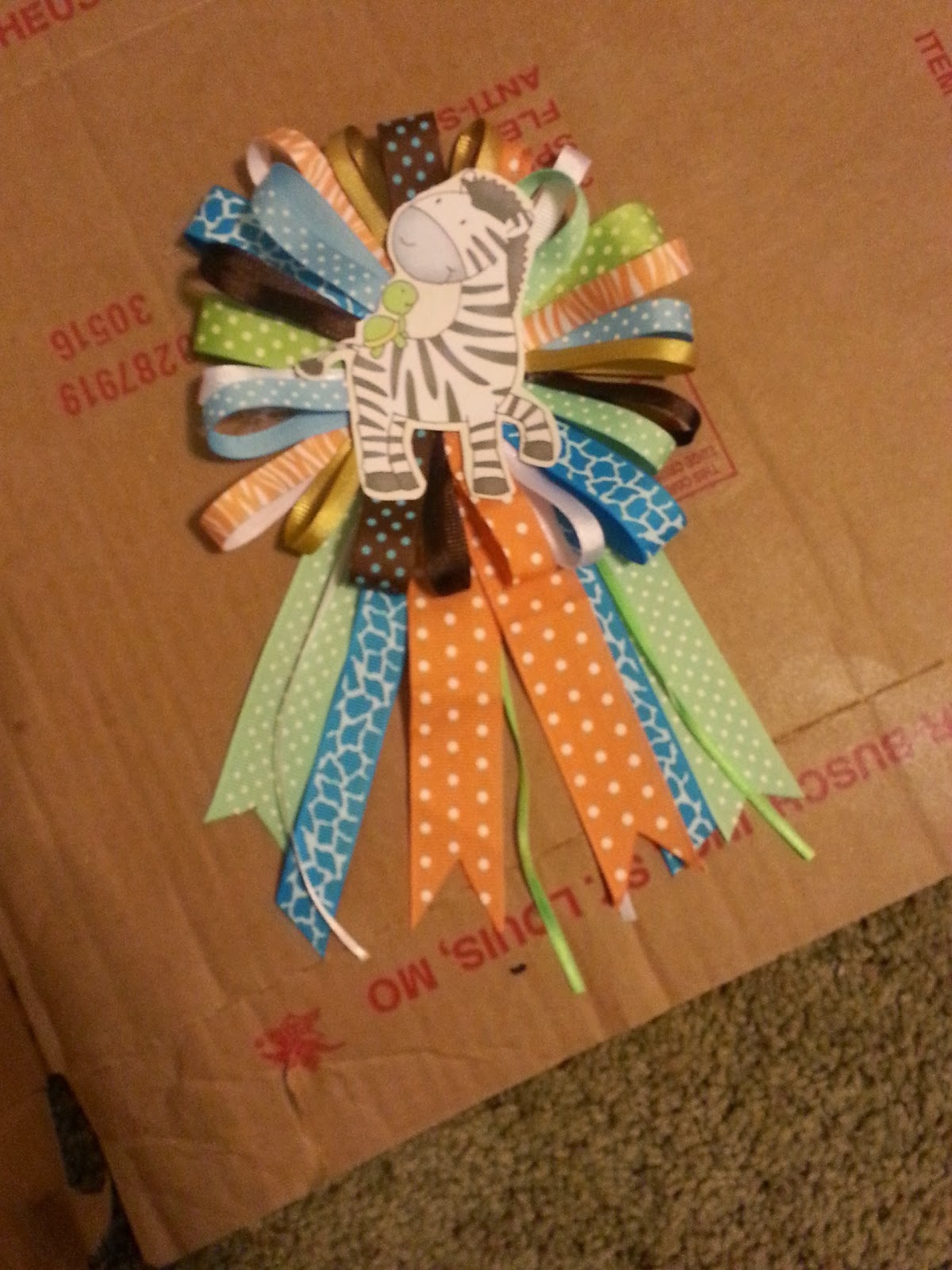 DIY Mommy DIY Baby Shower Corsage