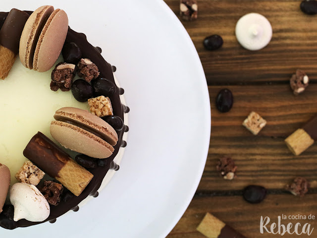 Drip cake de Navidad Drip cake de Navidad