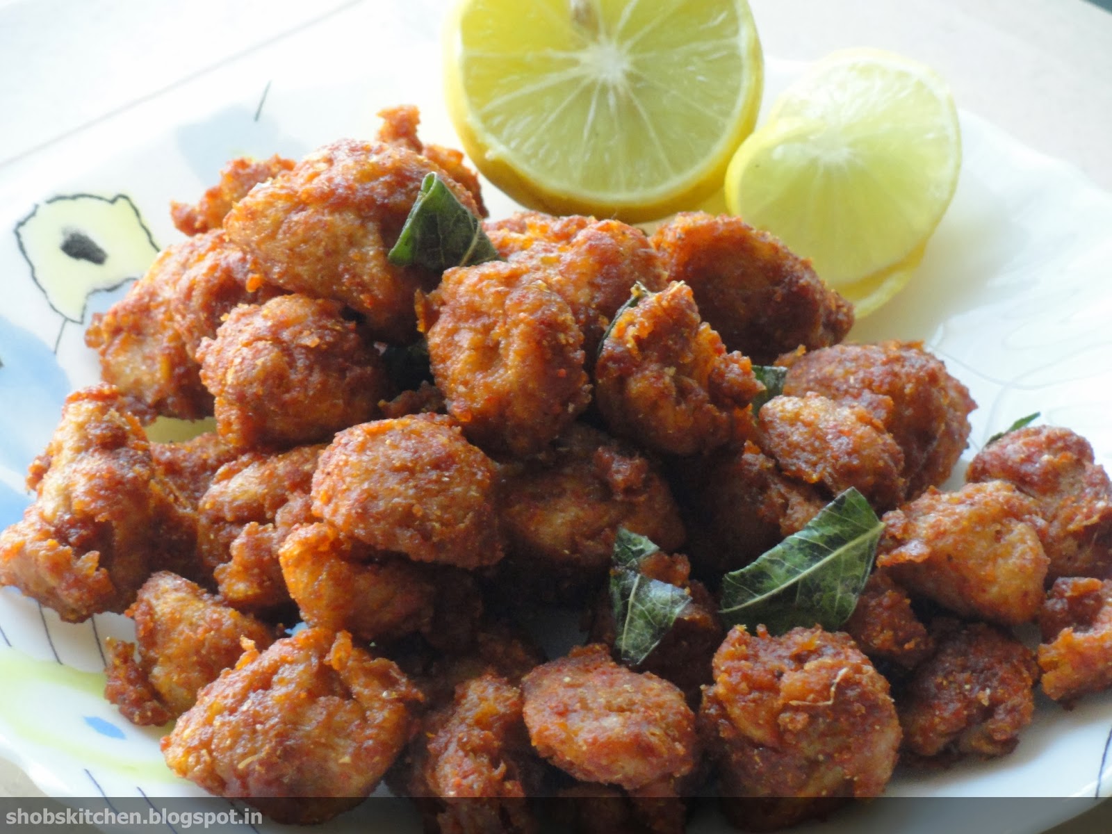 Fried Soya Chunks! ShobsKitchen