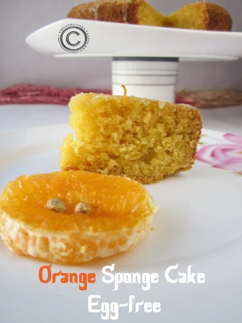 Orange-sponge-cake-for-birthday