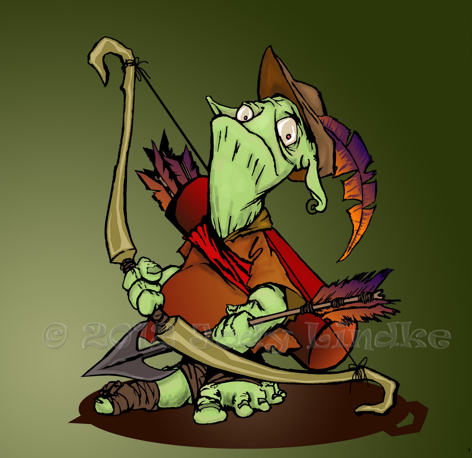 Are You Famous Yet? Goblin with a Bow