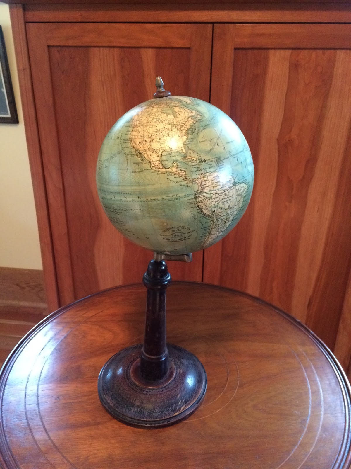 Collecting Antique and Vintage Globes Globes for sale, Heymann globe