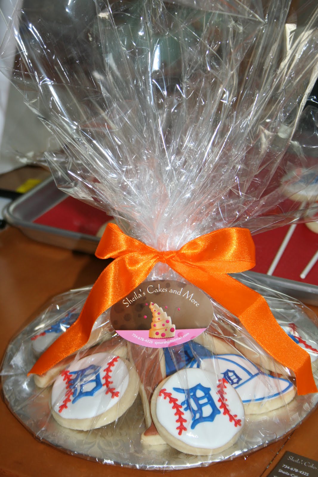 CAKES AND MORE Detroit Tigers Cookies