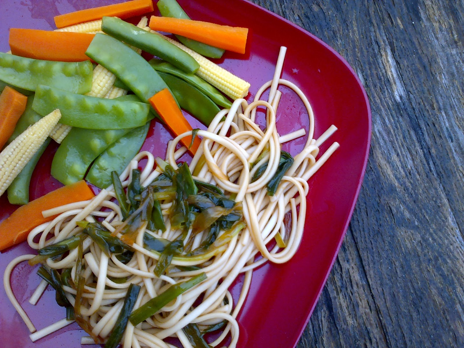 Rocket and Roses Vegan Kitchen D.K's ShanghaiStyle Noodles with Green