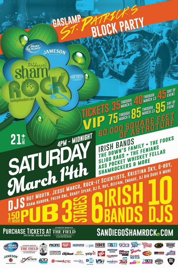 gaslamp quarter st pattys day