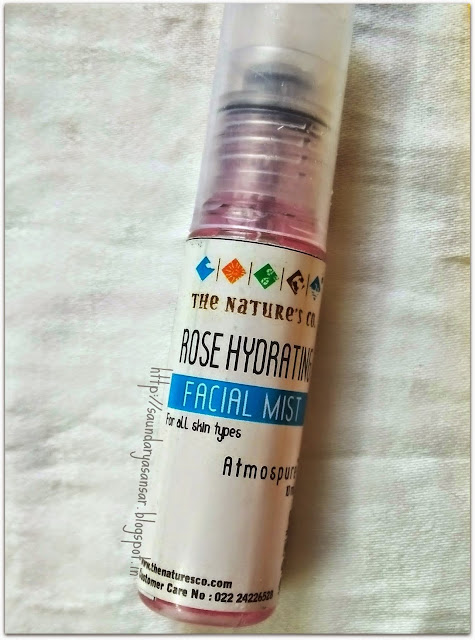 Sample Review-The Nature's Co Rose Hydrating Face Mist