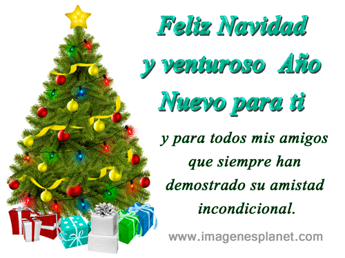 Tarjeta de feliz navidad y prospero año nuevo - Imágenes de Amor con
