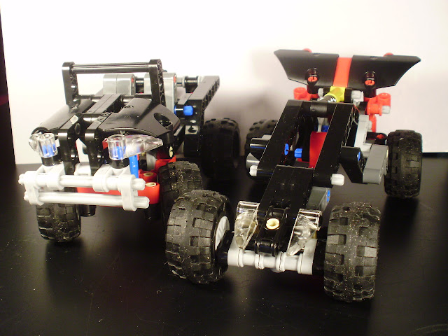 Modelos A e B do set LEGO Technic 8066