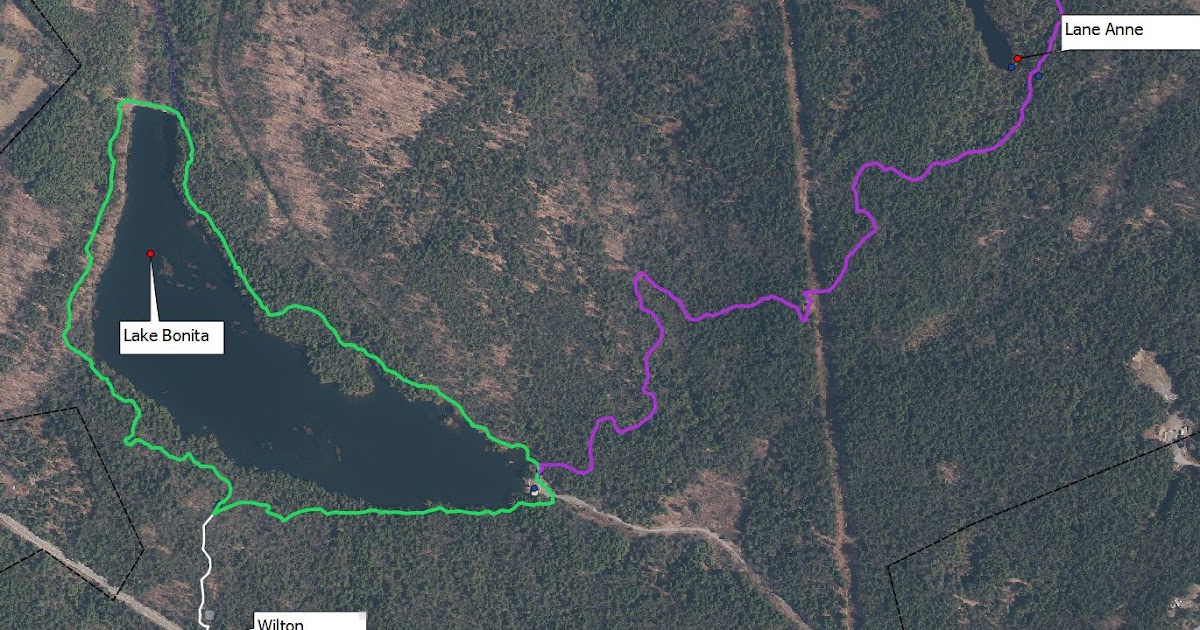 Lake Bonita Trail Map A Little Wild: New Trails At Lake Bonita, Moreau Lake State Park