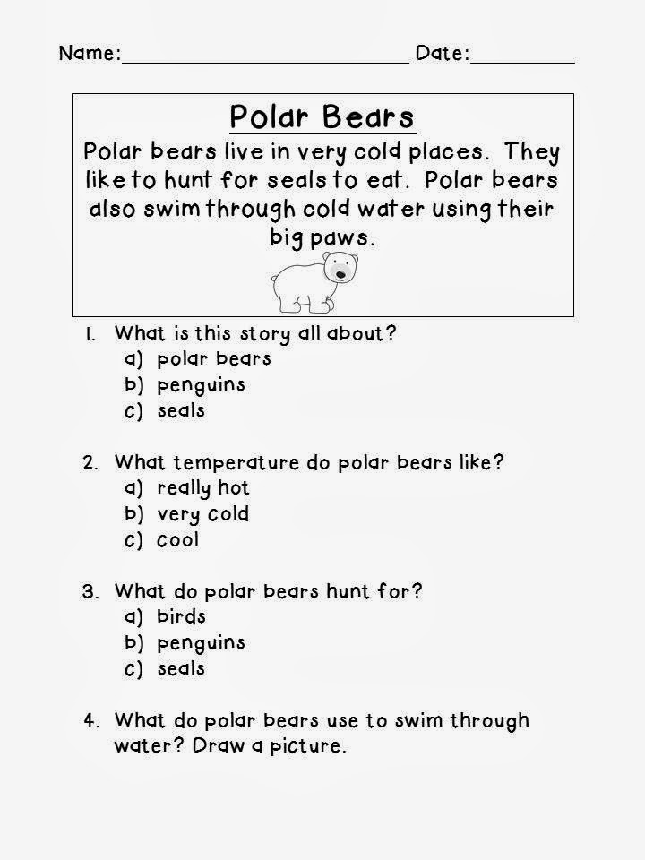 Kindergarten is Grrreat!: Reading Comprehension Packet!